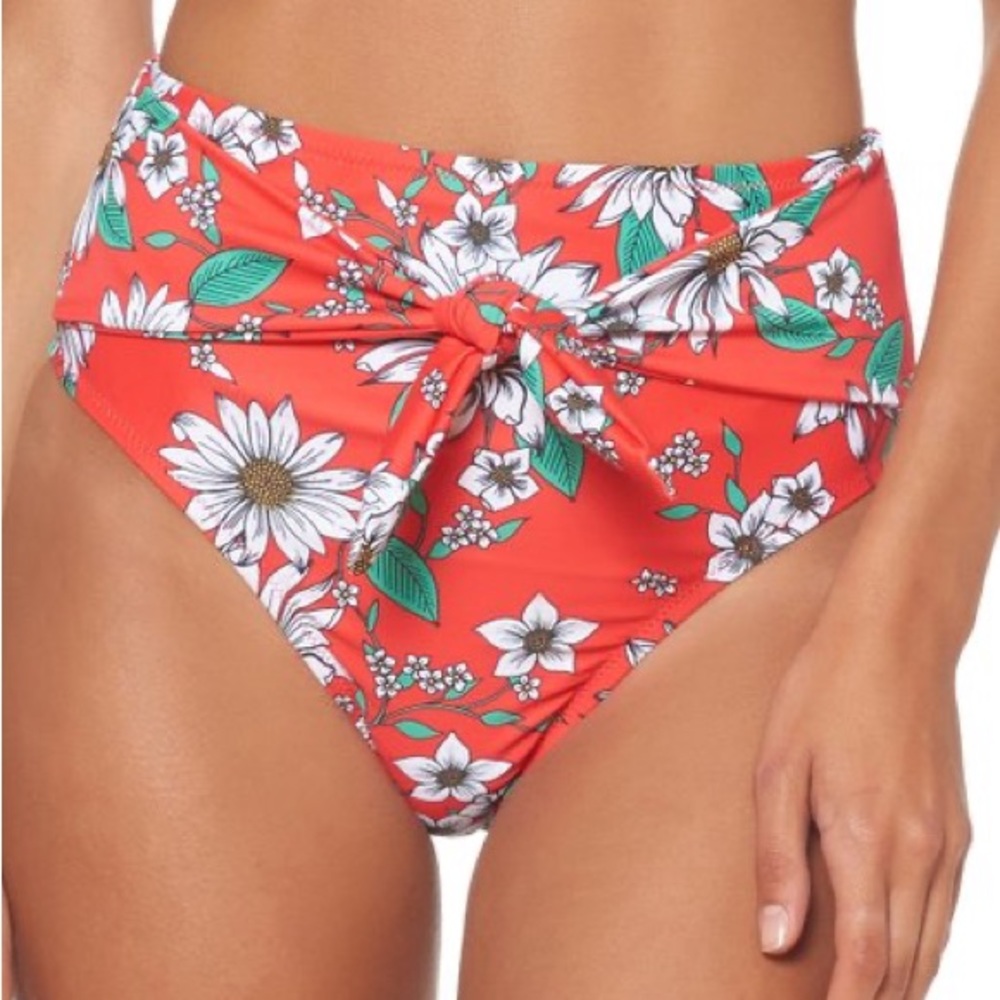Jessica Simpson Floral Bikini Bottoms Size M
